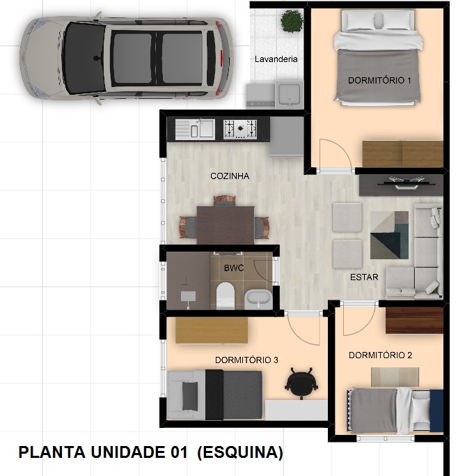 CASA DE ESQUINA NO IGUAÇU CASA DE ESQUINA NO IGUAÇU